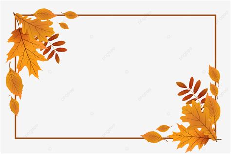 fall foliage border|fall leaves border transparent background.